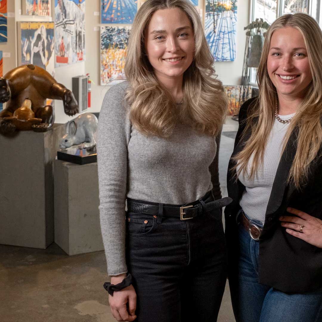 Gallery Director Katerina Cicalese and Owner Megan McIntire
