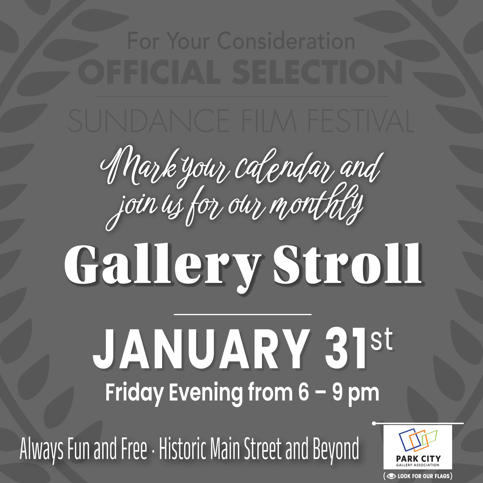 Park City Gallery Association - November 2024 Gallery Stroll