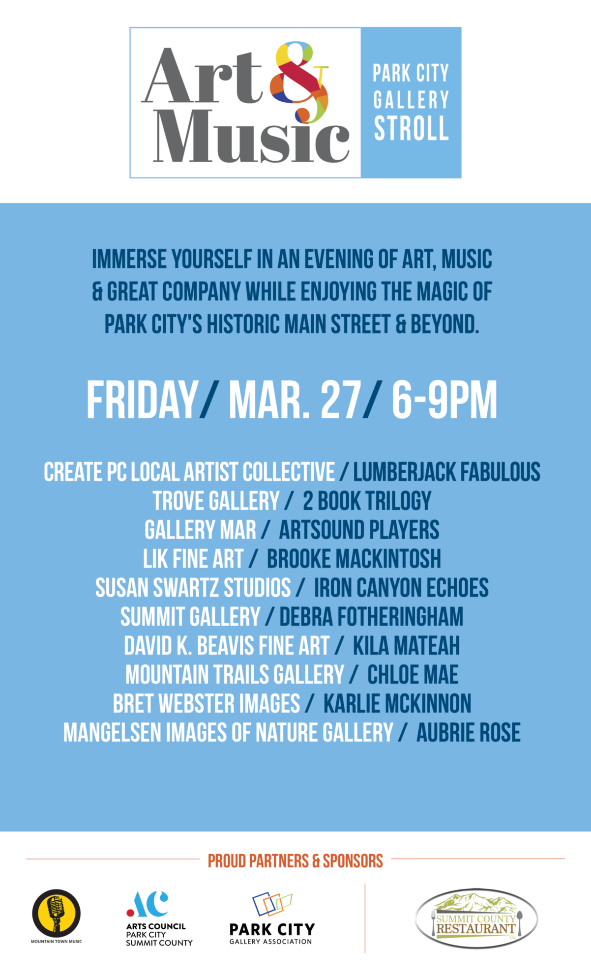 Art & Music Gallery Stroll